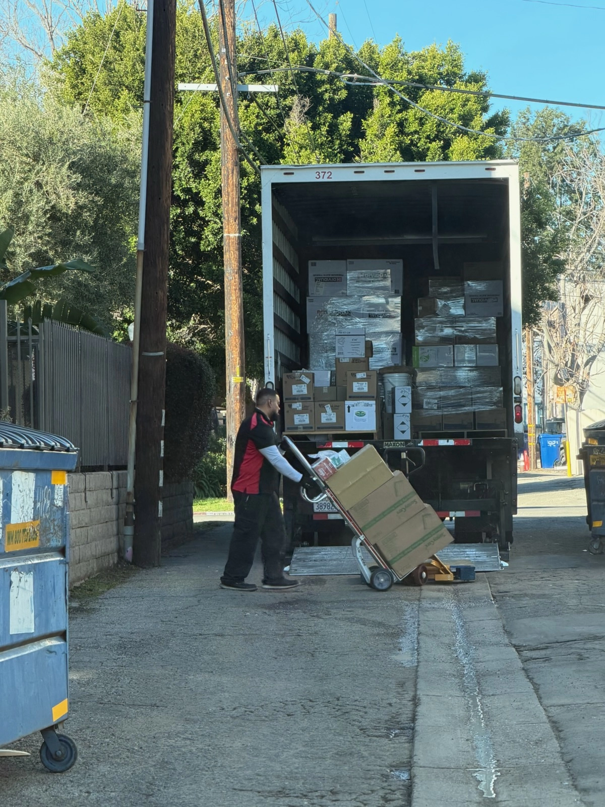 Trucking Unloading Accident